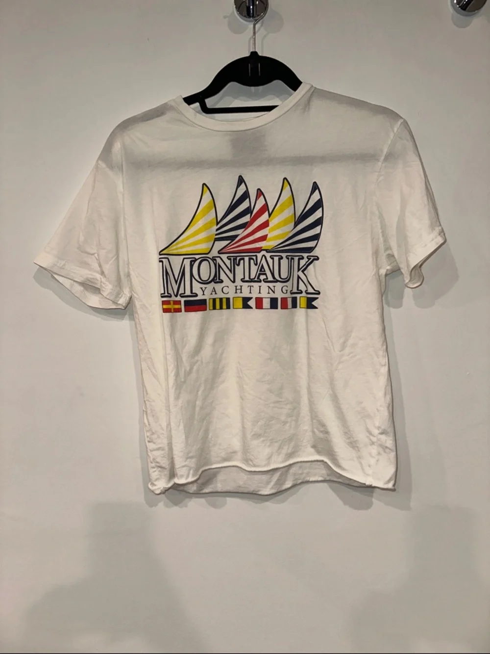 Original Retro Brand Montauk White Graphic Logo Tee - Picture 2 of 7
